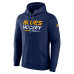 St. Louis Blues Fanatics Navy Authentic Pro Pullover Hoodie