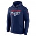 Толстовка New York Rangers Fanatics Navy Authentic Pro