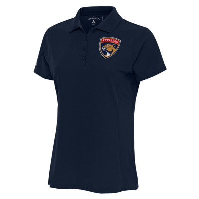 Женская поло Florida Panthers Antigua Navy Team Logo Legacy Pique