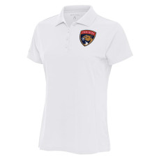 Женская поло Florida Panthers Antigua White Team Logo Legacy Pique
