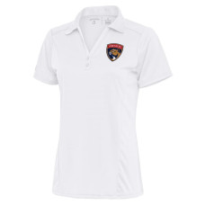 Женская поло Florida Panthers Antigua White Team Logo Tribute
