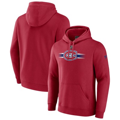 Толстовка Montreal Canadiens Fanatics Red Authentic Pro Secondary