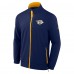Nashville Predators Fanatics Navy Authentic Pro Rink Full-Zip Jacket