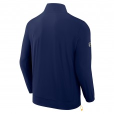 Nashville Predators Fanatics Navy Authentic Pro Rink Full-Zip Jacket