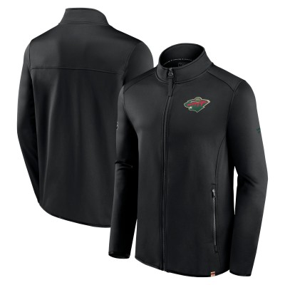 Кофта на молнии Minnesota Wild Fanatics Authentic Pro - Black