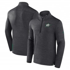 Кофта на короткой молнии Dallas Stars Authentic Pro - Heather Charcoal
