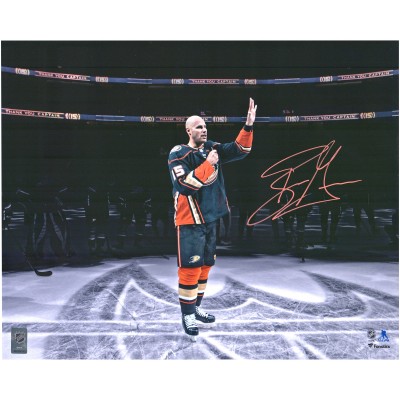 Autographed Anaheim Ducks Ryan Getzlaf Fanatics Authentic 16 x 20 Final NHL Game Salute Photograph