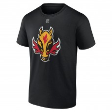 Calgary Flames Authentic Stack Alternate T-Shirt - Black
