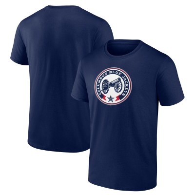 Футболка Columbus Blue Jackets Shoulder Patch Logo - Navy