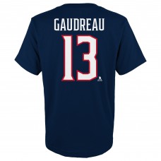 Футболка Johnny Gaudreau Columbus Blue Jackets Youth Player Name & Number - Navy