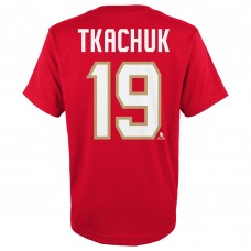 Подростковая Florida Panthers Matthew Tkachuk Red Player Name & Number T-Shirt Подростковая Florida Panthers Matthew Tkachuk Red Player Name & Number T-Shirt