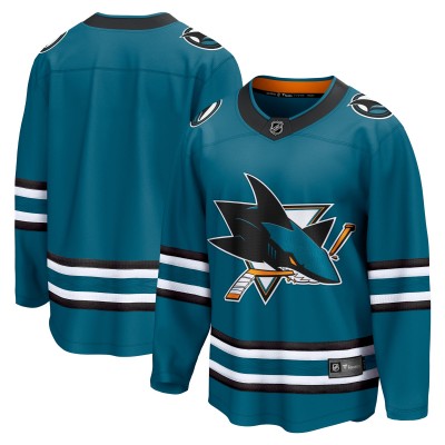 Игровая джерси San Jose Sharks Home Breakaway - Teal