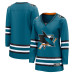 Женская джерси San Jose Sharks Fanatics Teal Home Breakaway Женская джерси San Jose Sharks Fanatics Teal Home Breakaway