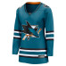 Женская джерси San Jose Sharks Fanatics Teal Home Breakaway