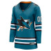 Женская Именная джерси San Jose Sharks Fanatics Teal Home Breakaway