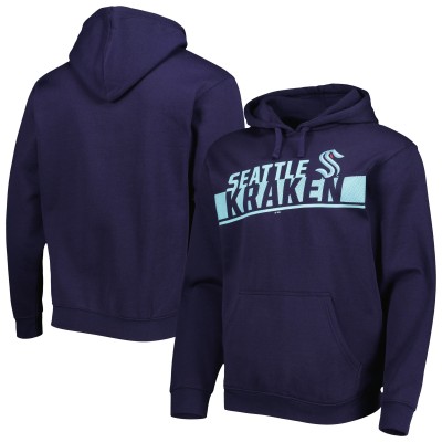 Толстовка Mens Deep Sea Blue Seattle Kraken Classic