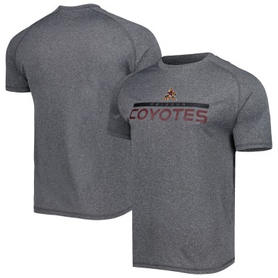 Футболка Mens Charcoal Arizona Coyotes Impact Raglan