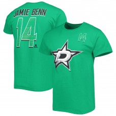 Mens Jamie Benn Kelly Green Dallas Stars Player Name & Number T-Shirt