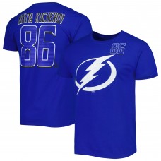 Mens Nikita Kucherov Blue Tampa Bay Lightning Player Name & Number T-Shirt