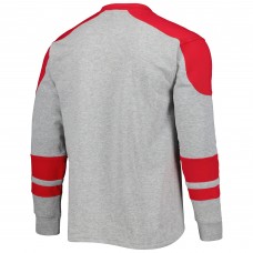 Кофта Mens Heather Gray Chicago Blackhawks Classic Fit Lace-Up