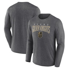 Футболка с длинным рукавом Vegas Golden Knights Fanatics Heather Charcoal Special Edition 2.0 Scoring Chance Футболка с длинным рукавом Vegas Golden Knights Fanatics Heather Charcoal Special Edition 2.0 Scoring Chance