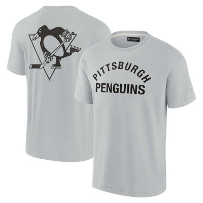 Футболка Pittsburgh Penguins Fanatics Signature Unisex Super Soft - Gray