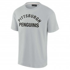Pittsburgh Penguins Fanatics Signature Unisex Super Soft Short Sleeve T-Shirt - Gray