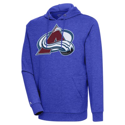 Толстовка Colorado Avalanche Antigua Logo Action Chenille - Heather Royal