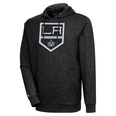 Толстовка Los Angeles Kings Antigua Logo Action Chenille - Heather Black