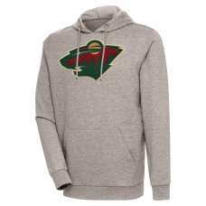 Толстовка Minnesota Wild Antigua Logo Action Chenille - Oatmeal