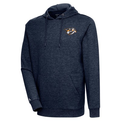 Толстовка Nashville Predators Antigua Action Chenille - Heather Navy