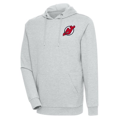 Толстовка New Jersey Devils Antigua Action Chenille - Heather Gray