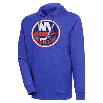 Толстовка New York Islanders Antigua Logo Action Chenille - Heather Royal