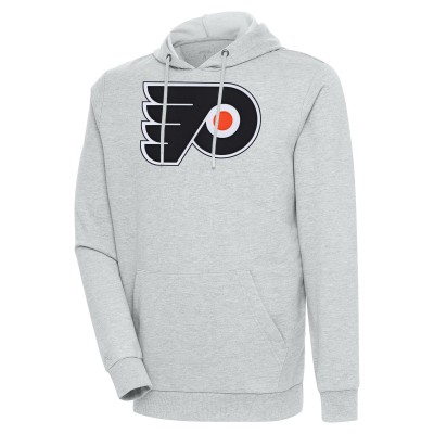 Толстовка Philadelphia Flyers Antigua Logo Action Chenille - Heather Gray