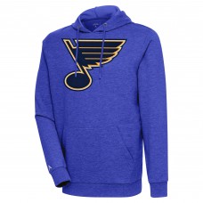 Толстовка St. Louis Blues Antigua Logo Action Chenille - Heather Royal