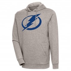 Толстовка Tampa Bay Lightning Antigua Logo Action Chenille - Oatmeal