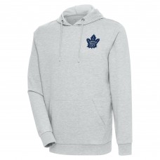 Толстовка Toronto Maple Leafs Antigua Action Chenille - Heather Gray