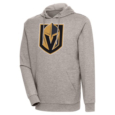 Толстовка Vegas Golden Knights Antigua Logo Action Chenille - Oatmeal