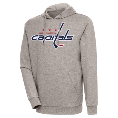 Толстовка Washington Capitals Antigua Logo Action Chenille - Oatmeal