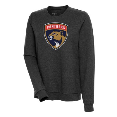 Кофта Florida Panthers Antigua Womens Action Crewneck Chenille - Heather Black