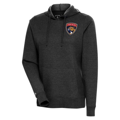 Толстовка Florida Panthers Antigua Womens Action Chenille - Heather Black