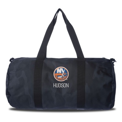 Спортивная сумка New York Islanders Navy Camo Print Personalized
