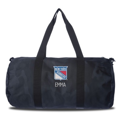 Спортивная сумка New York Rangers Navy Camo Print Personalized