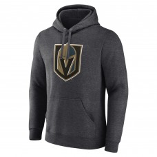 Vegas Golden Knights Primary Logo Pullover Hoodie - Heather Charcoal