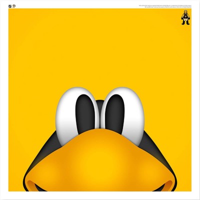 Pittsburgh Penguins Iceburgh 12 x 12 Minimalist Mascot Poster Print