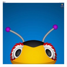 Tampa Bay Lightning Thunderbug 12 x 12 Minimalist Mascot Poster Print