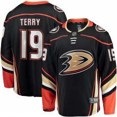 Игровая форма Troy Terry Anaheim Ducks Home Team Breakaway - Black