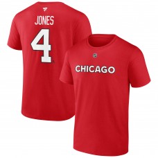 Футболка с номером Seth Jones Chicago Blackhawks Special Edition 2.0 - Red