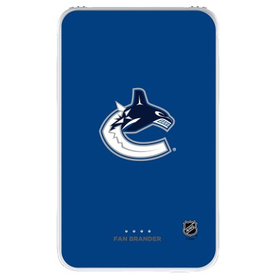 Vancouver Canucks Solid Design 10,000 mAh Portable Power Pack