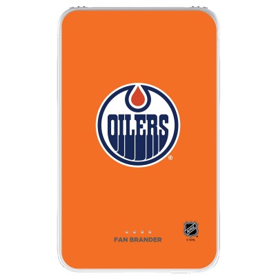 Edmonton Oilers Solid Design 10,000 mAh Portable Power Pack